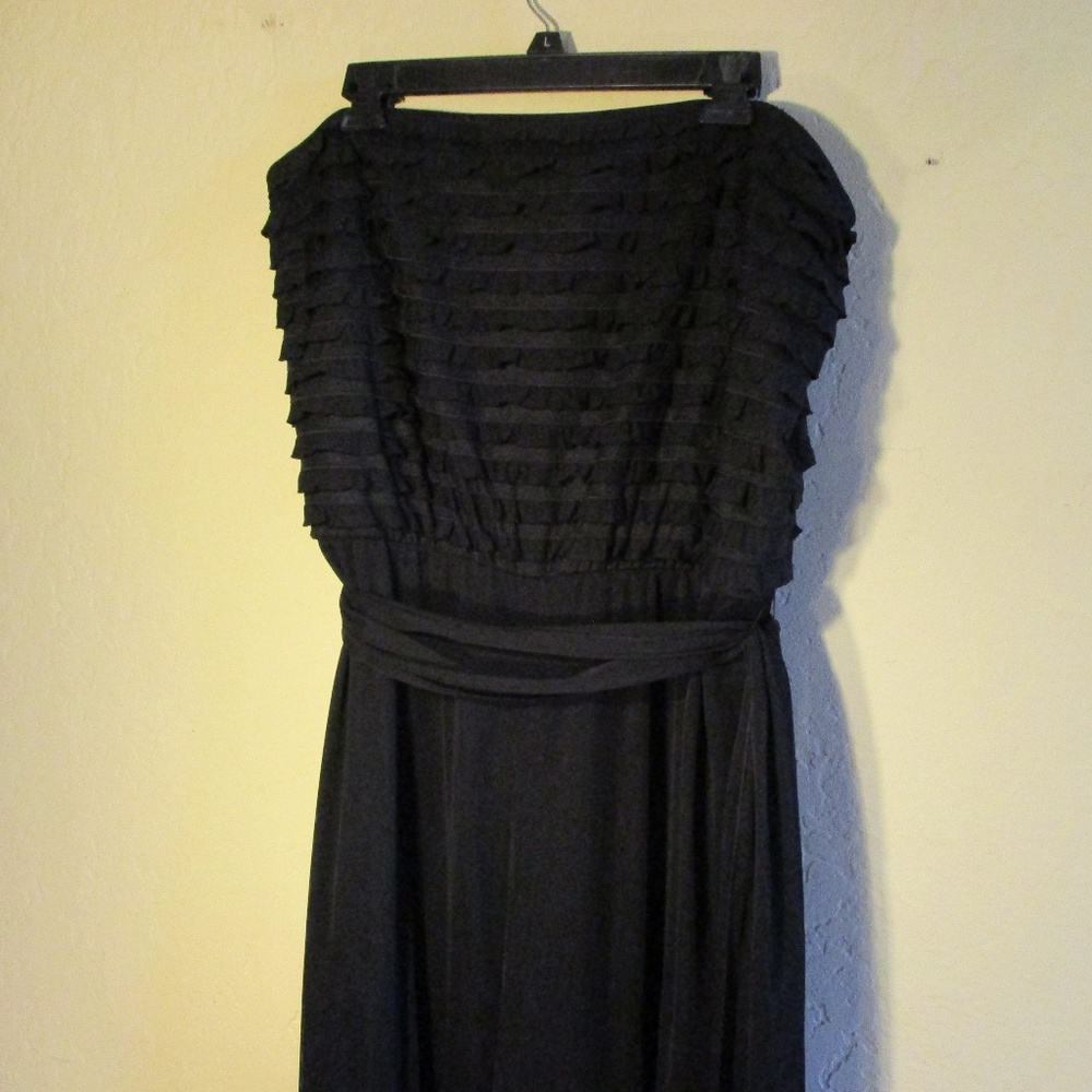 Strapless Black Jumpsuit XL